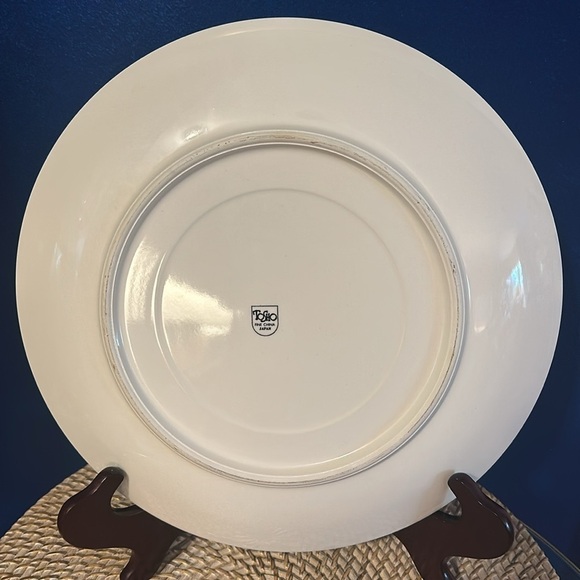 Vintage Oriental “Tosho” Flower Basket Center Fine China Charger Plate 13” - Picture 6 of 7